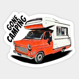 Gone Camping Sticker